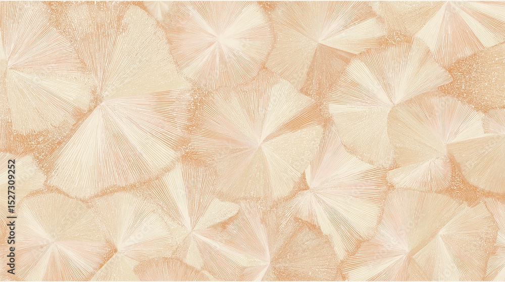 Obraz premium Generative AI, Delicate Floral Petal Texture in Soft Peach