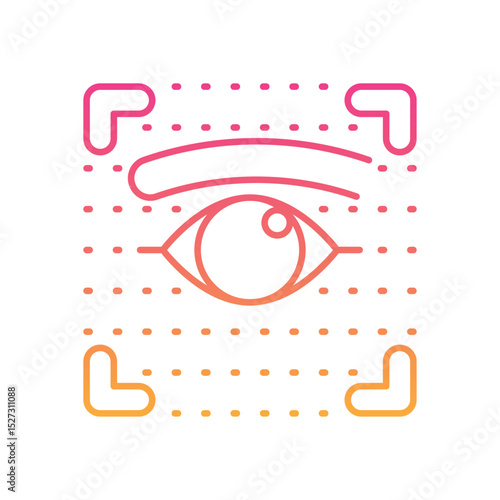 Eyetap Icon vector