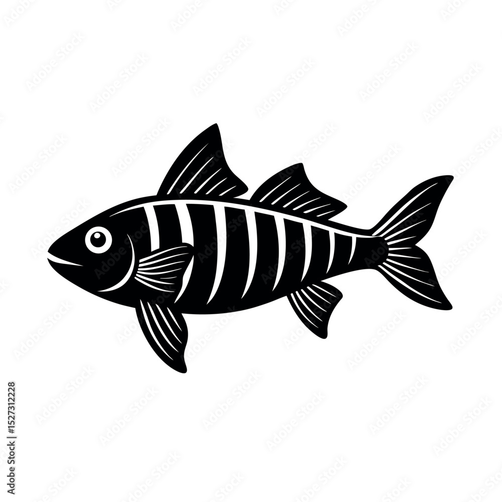Fototapeta premium bonefish vector silhouette
