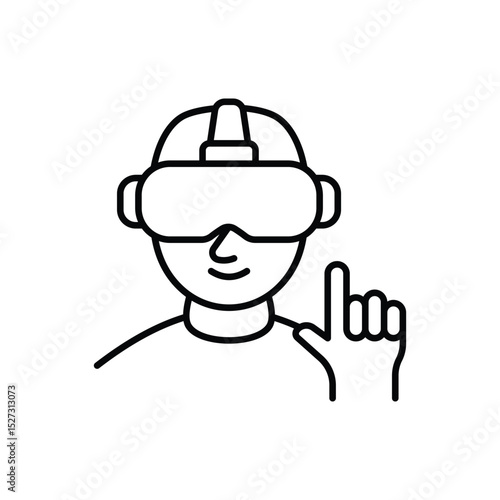 Interactivity Icon vector