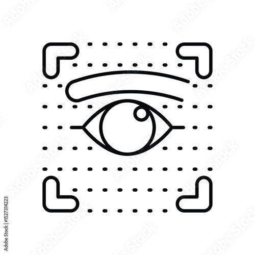 Eyetap Icon vector