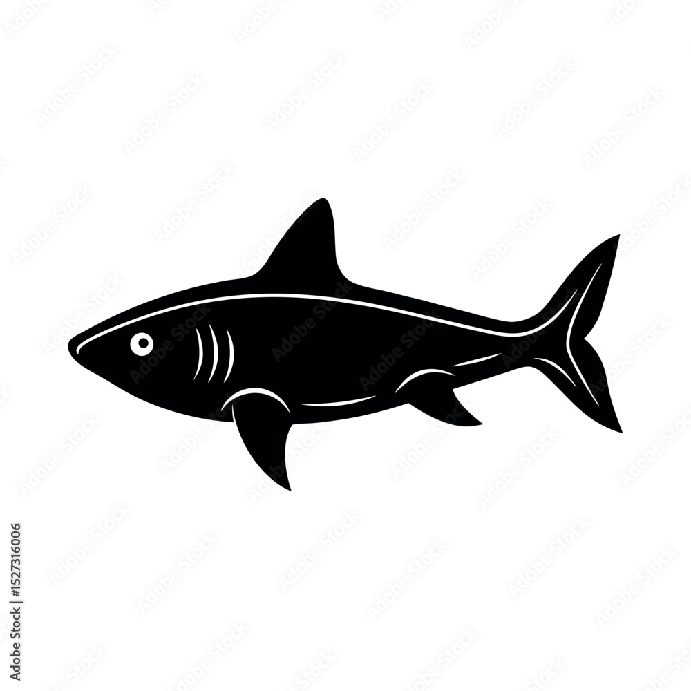 Obraz premium dragonet vector silhouette
