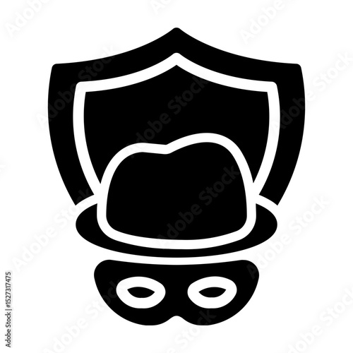 theft insurance Solid icon