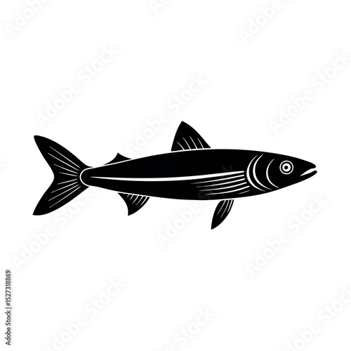 icefish vector silhouette