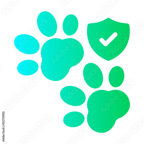pet insurance Gradient icon