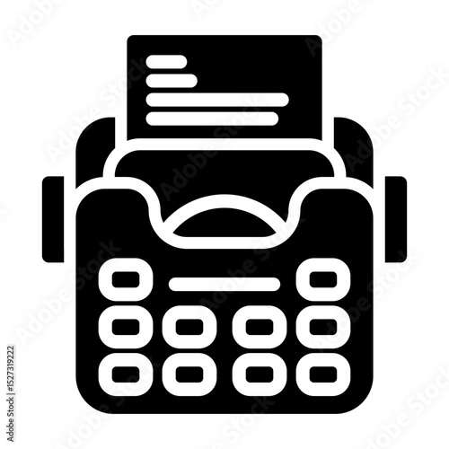 typewriter Solid icon