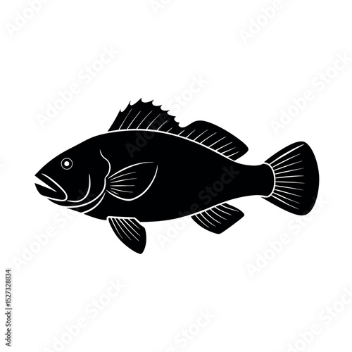 thresher fish vector silhouette