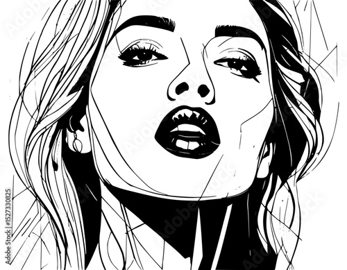 Vector Beautiful Girl