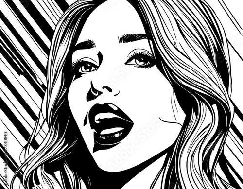 VectorBeautiful Girl