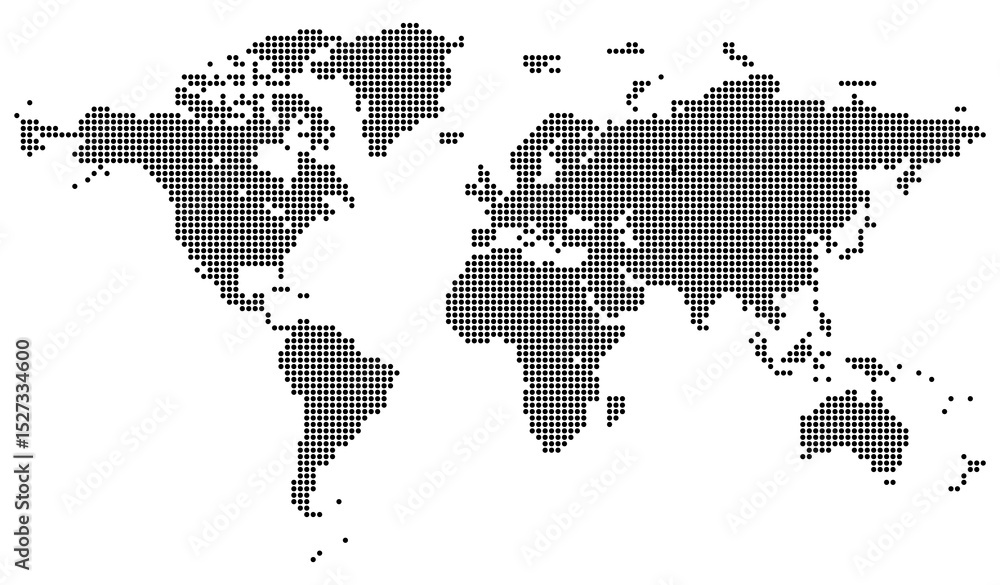 Eye catching dotted world map with accurate global coverage. Use for infographics, presentations, or business illustrations. Realistic vector dotted world map feathering abstract country boundary Eye catching dotted world map with accurate global coverage. Use for infographics, presentations, or business illustrations. Realistic vector dotted world map feathering abstract country boundary