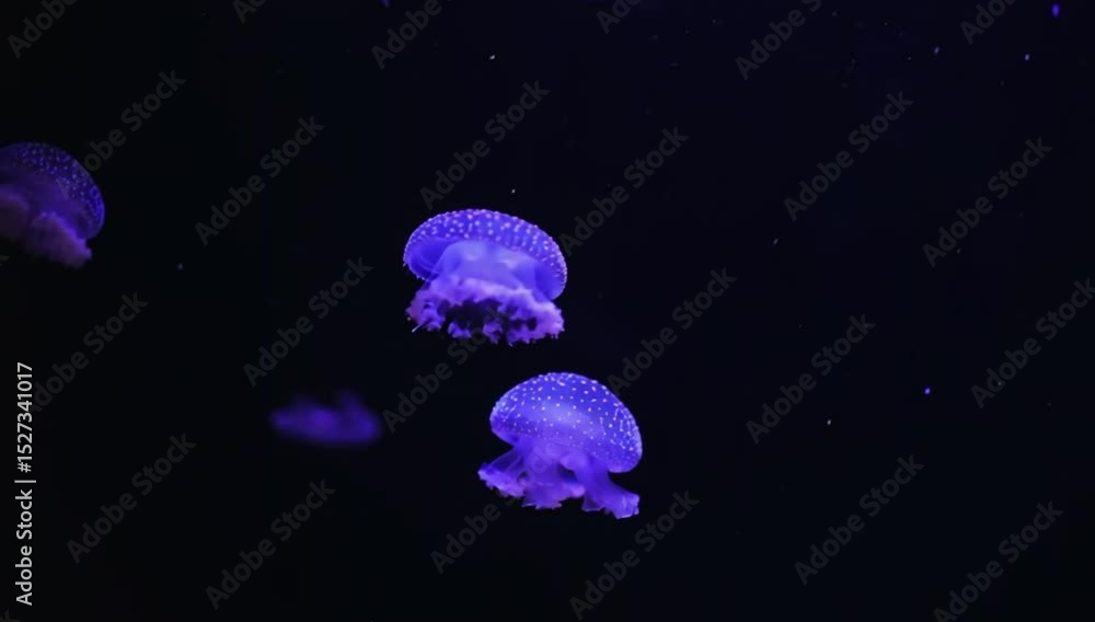 Jelly fish in the aquarium,Sea creatures Jelly fish in the aquarium,Sea creatures