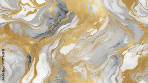 Marble acrylic seamless pattern, water texture, watercolor marble background.