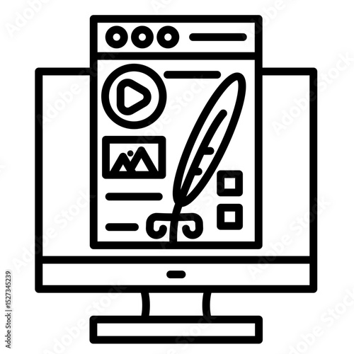 Publisher Vector Icon