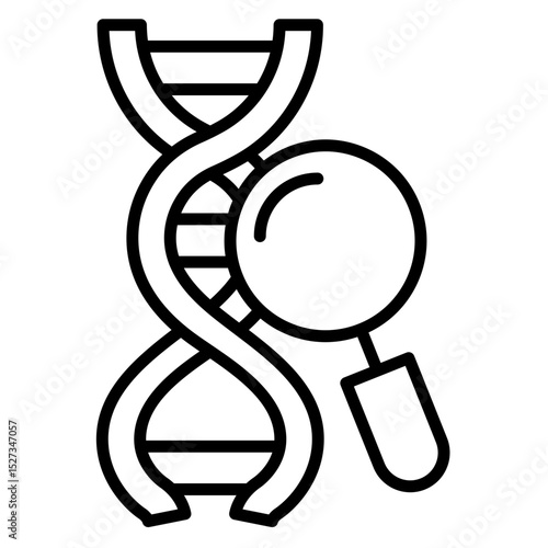 Genetic Testing Vector Icon