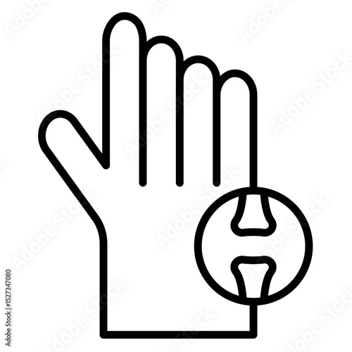 Rheumatoid Factor Test Vector Icon