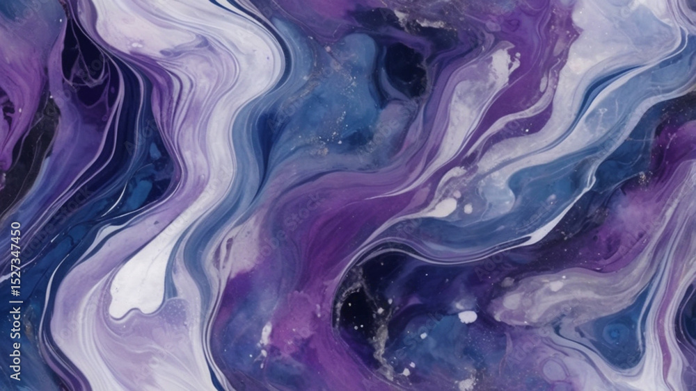 Fototapeta premium Marble acrylic seamless pattern, water texture, watercolor marble background.