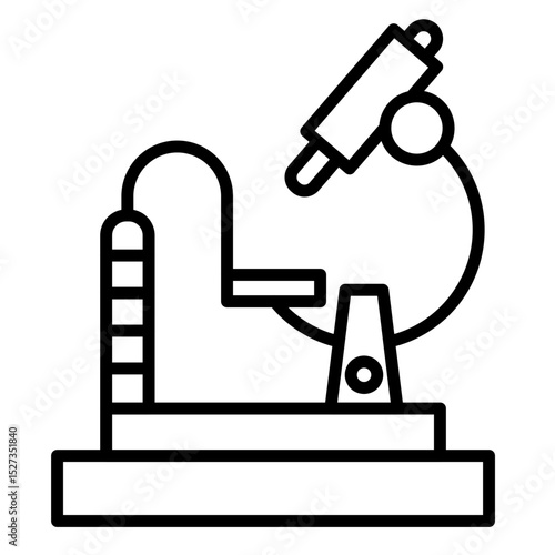TB Microscope Vector Icon