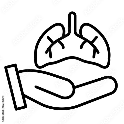 TB Treatment Vector Icon