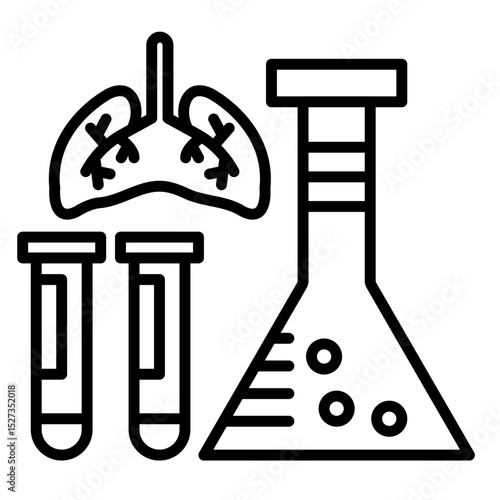 TB Research Lab Vector Icon