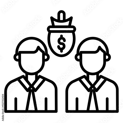 Partners in Crime Vector Icon