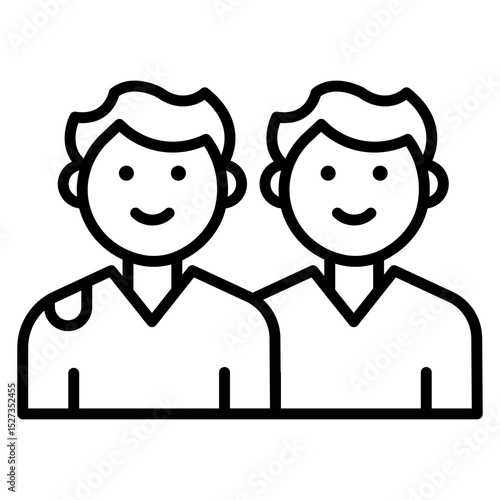 True Companions Vector Icon