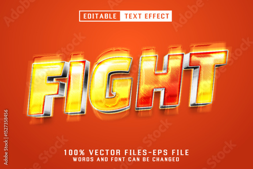 Fight 3d Text - Editable Text Effect