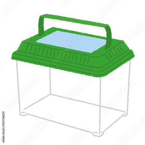 虫かご・飼育ケースのイラスト