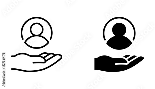 Customer care icon set. for mobile concept and web design on white background