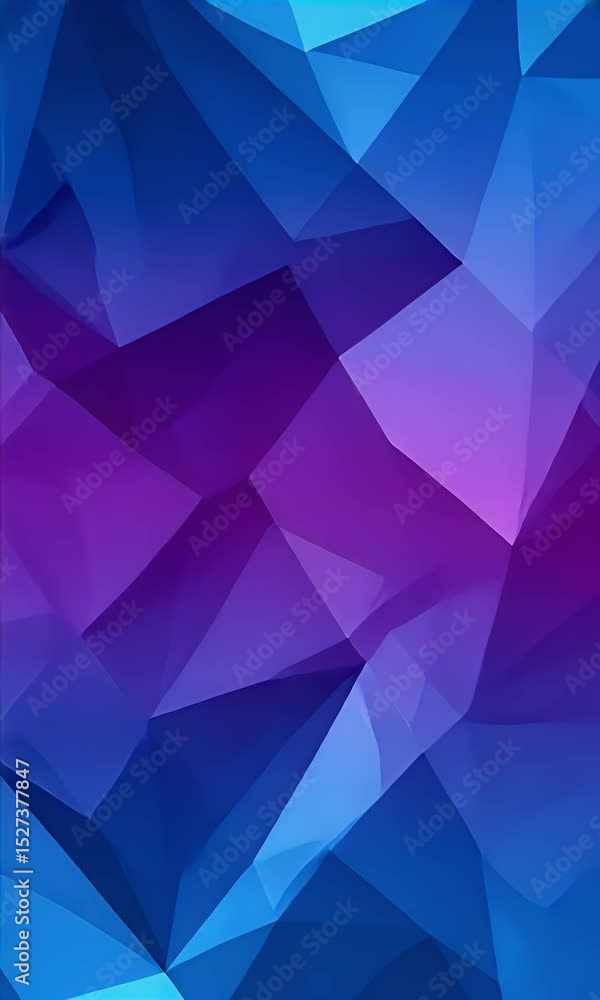 Abstract Blue Purple Triangle Background Video Abstract Blue Purple Triangle Background Video