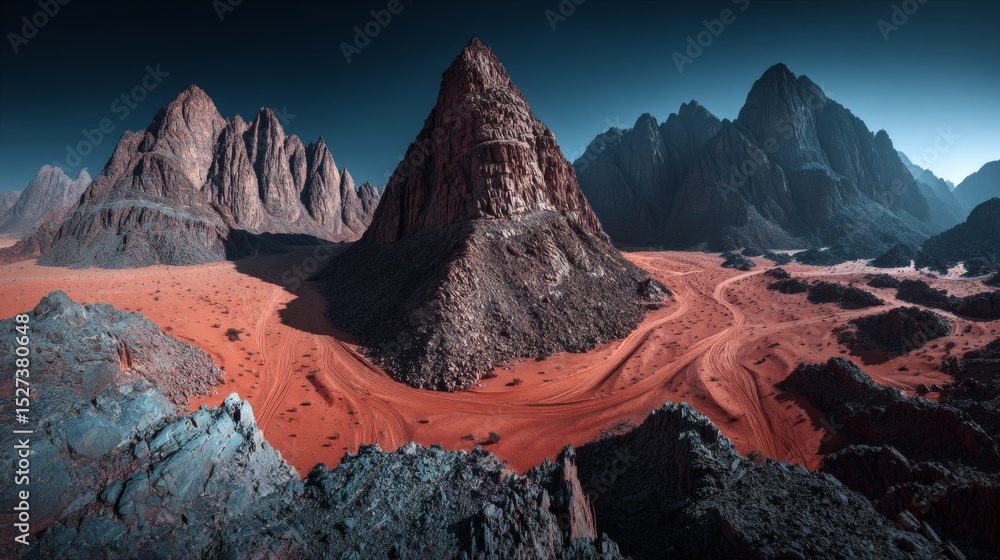 Obraz premium Desert Mountains Landscape