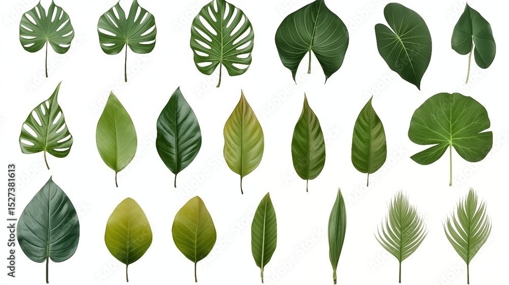 Obraz premium Nature's Stunning Variety in One Shot The Ultimate Collection of Leaf Designs You Won't Believe These Leaves A Leaf for Every Mood Nature's Masterpieces Unveiled