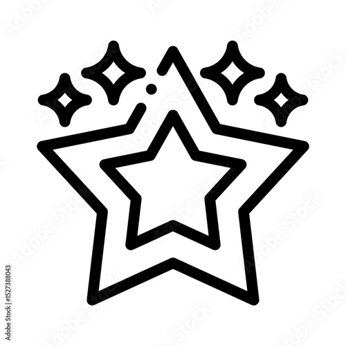 fame line icon