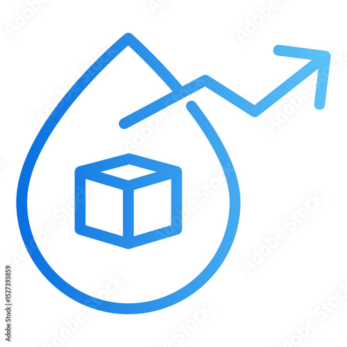 high blood sugar Gradient icon