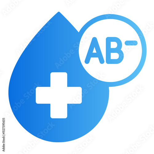 blood type ab Gradient icon
