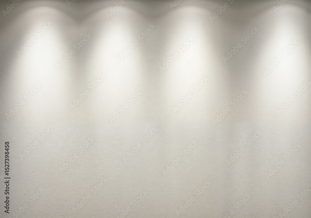 Obraz premium Textured wall features downward lighting showing a spotlight effect perfect for presentations or backgrounds