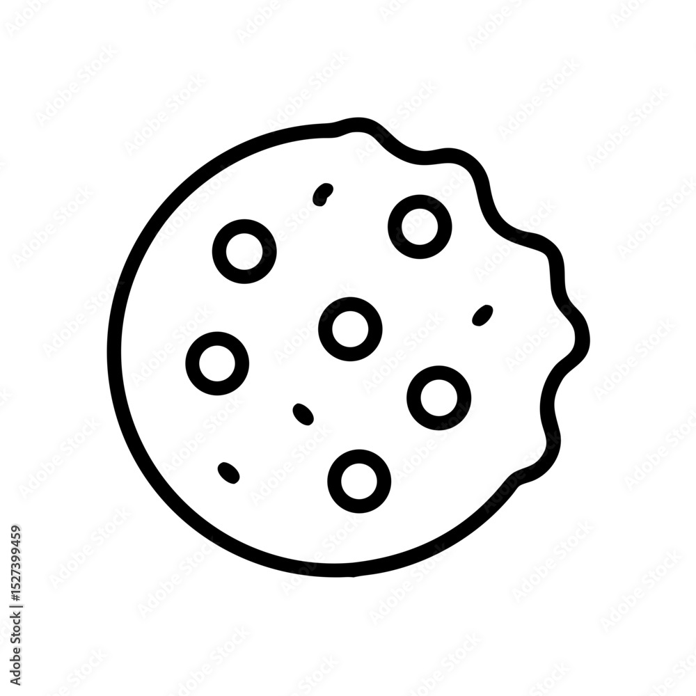 Fototapeta premium Cookie icon