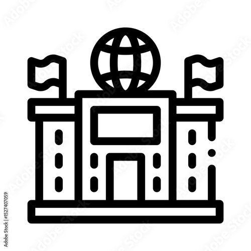 embassy line icon