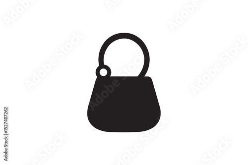Wristlet silhouette on white background.01