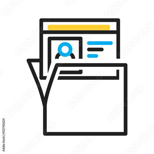 Vector multi color icon for Laminate