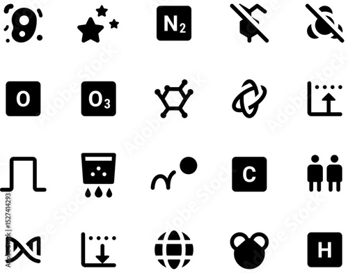 Set of Science icons