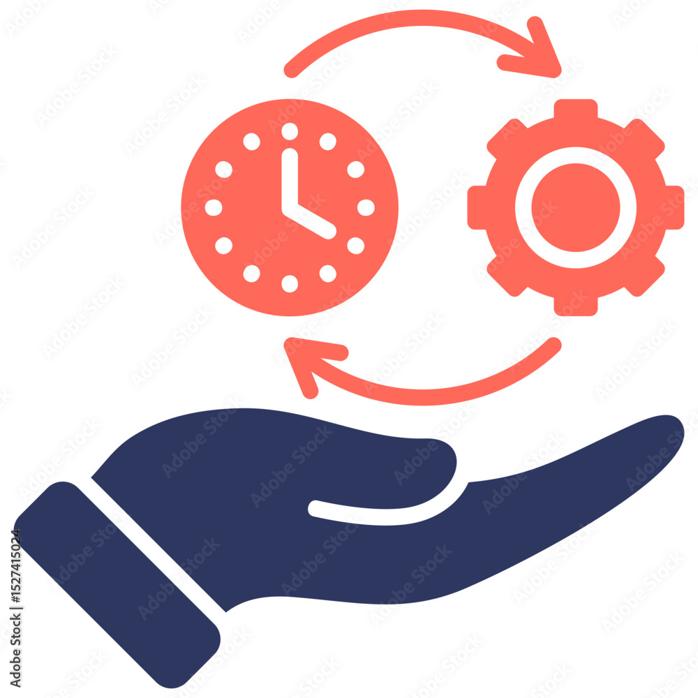 Obraz premium Process Icon