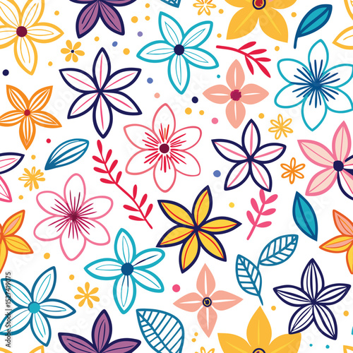 Colorful Floral Pattern (1)