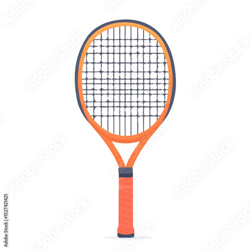 2D flat Racket Bag vector illustration, isolated on a white background.