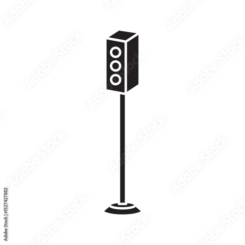 Traffic control lights. Traffic control light icon. Illustration of a traffic light. Road Traffic Light