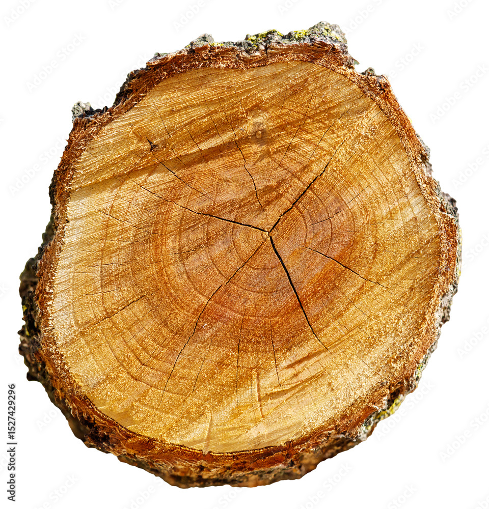 A large piece of wood with a lot of cracks and grooves A large piece of wood with a lot of cracks and grooves