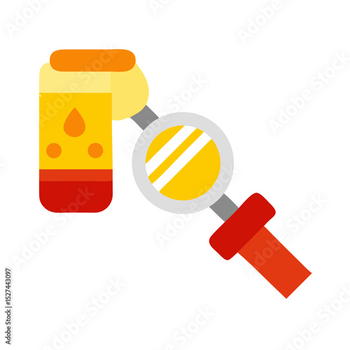 Microplastic Detection Equipment in Fieldwork illustration Transparent Background