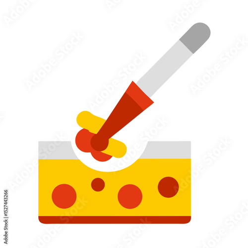 Microplastic Sample Collection Kit with Tweezers illustration Cutout