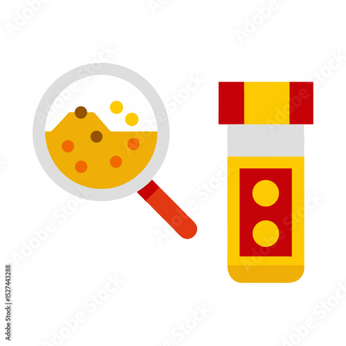 Microplastic Sample Identification Kit with Microscopy Techniques Isolated Cutout