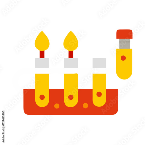Microplastic Test Kit with Pipettes and Vials illustration Cutout