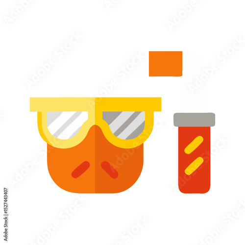 Microplastic Test Kit with Safety Goggles illustration Cutout